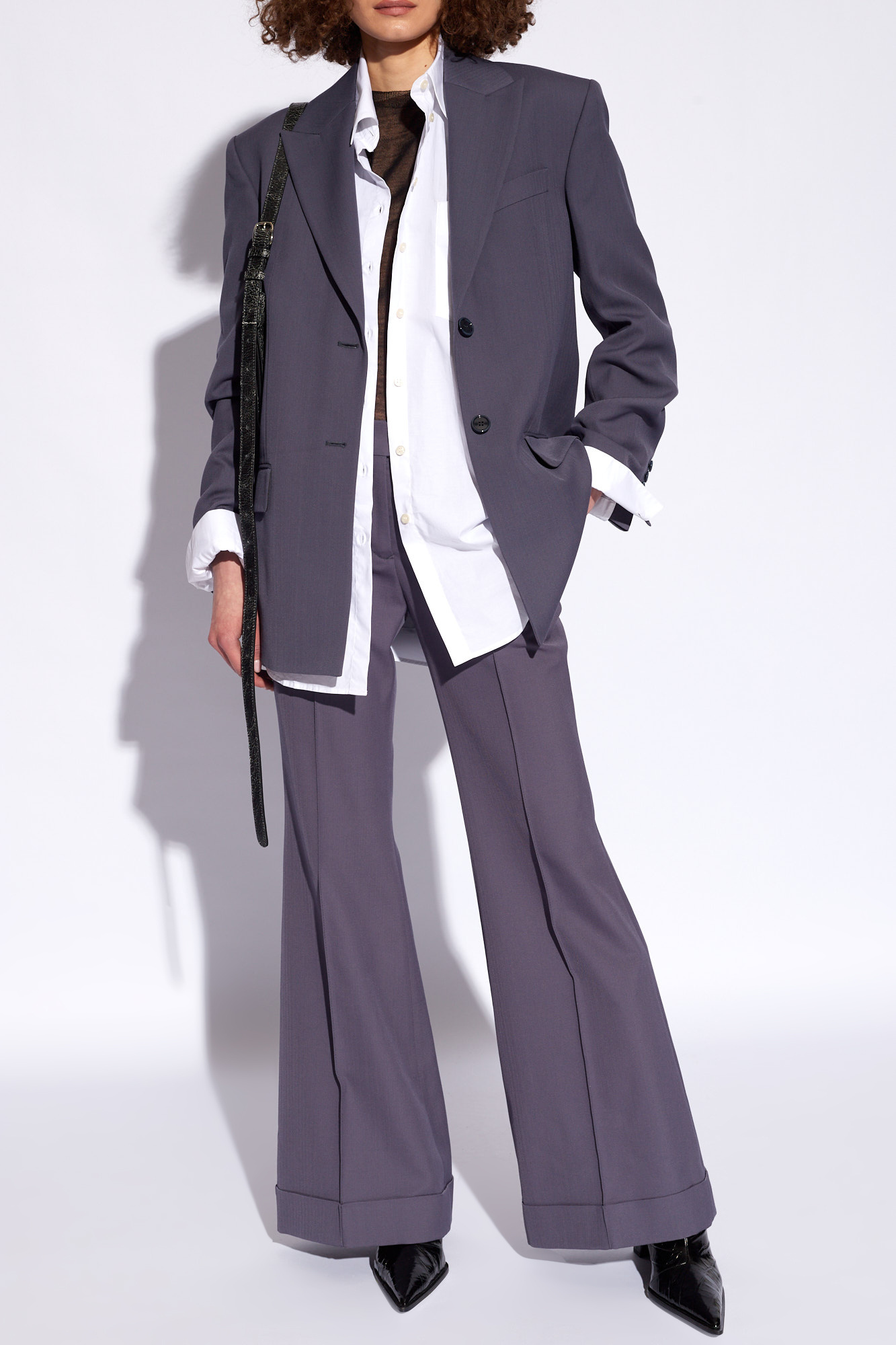 Grey Pleat-front trousers Acne Studios - Vitkac Canada